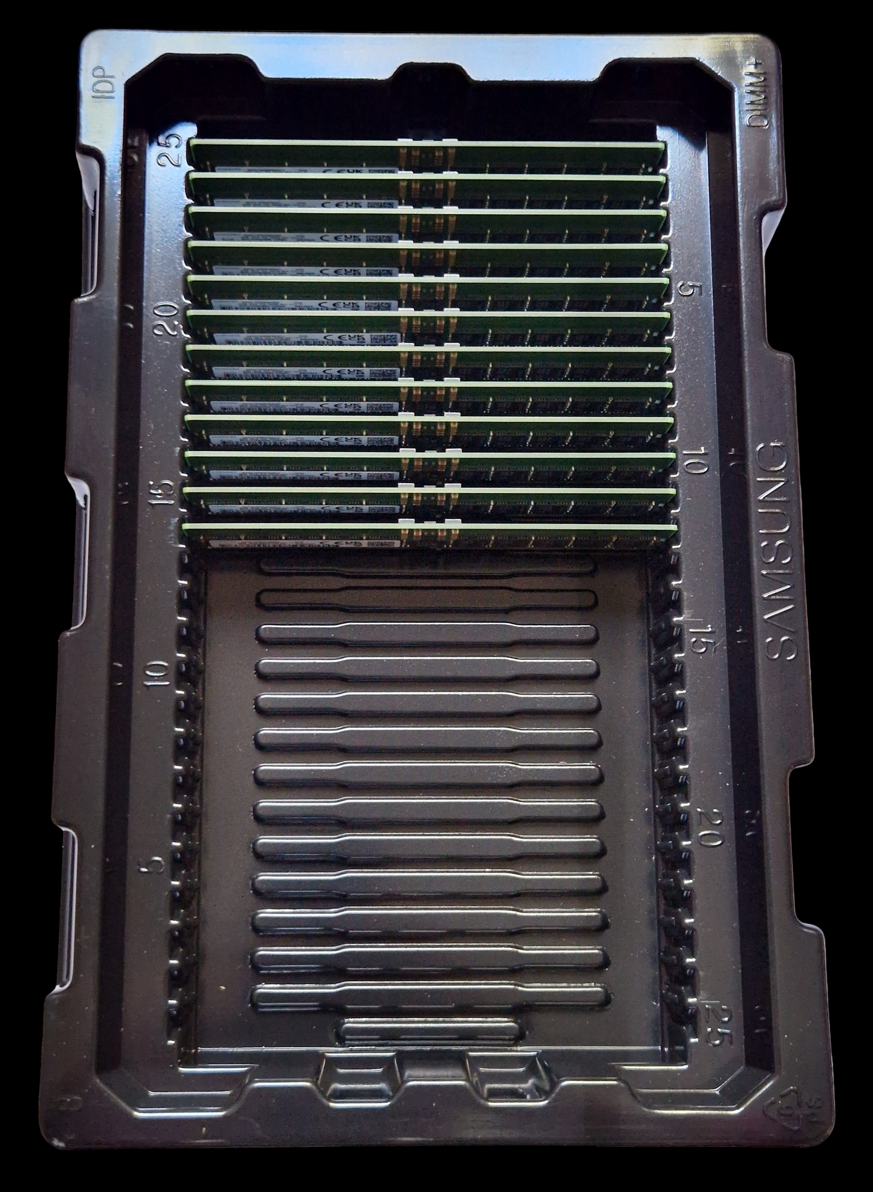 Samsung DDR5 RDIMM — plateau d'origine